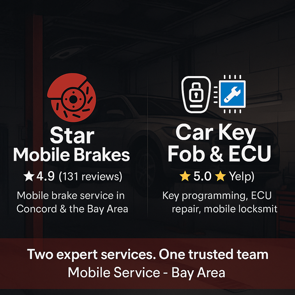 Star Mobile Brakes & Car Key Fob Logo